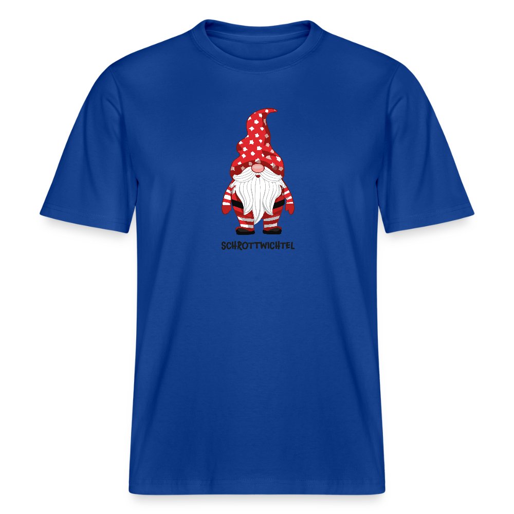 Unisex Bio-T-Shirt mit SCHROTTWICHTEL PRINT - Dunkelblau