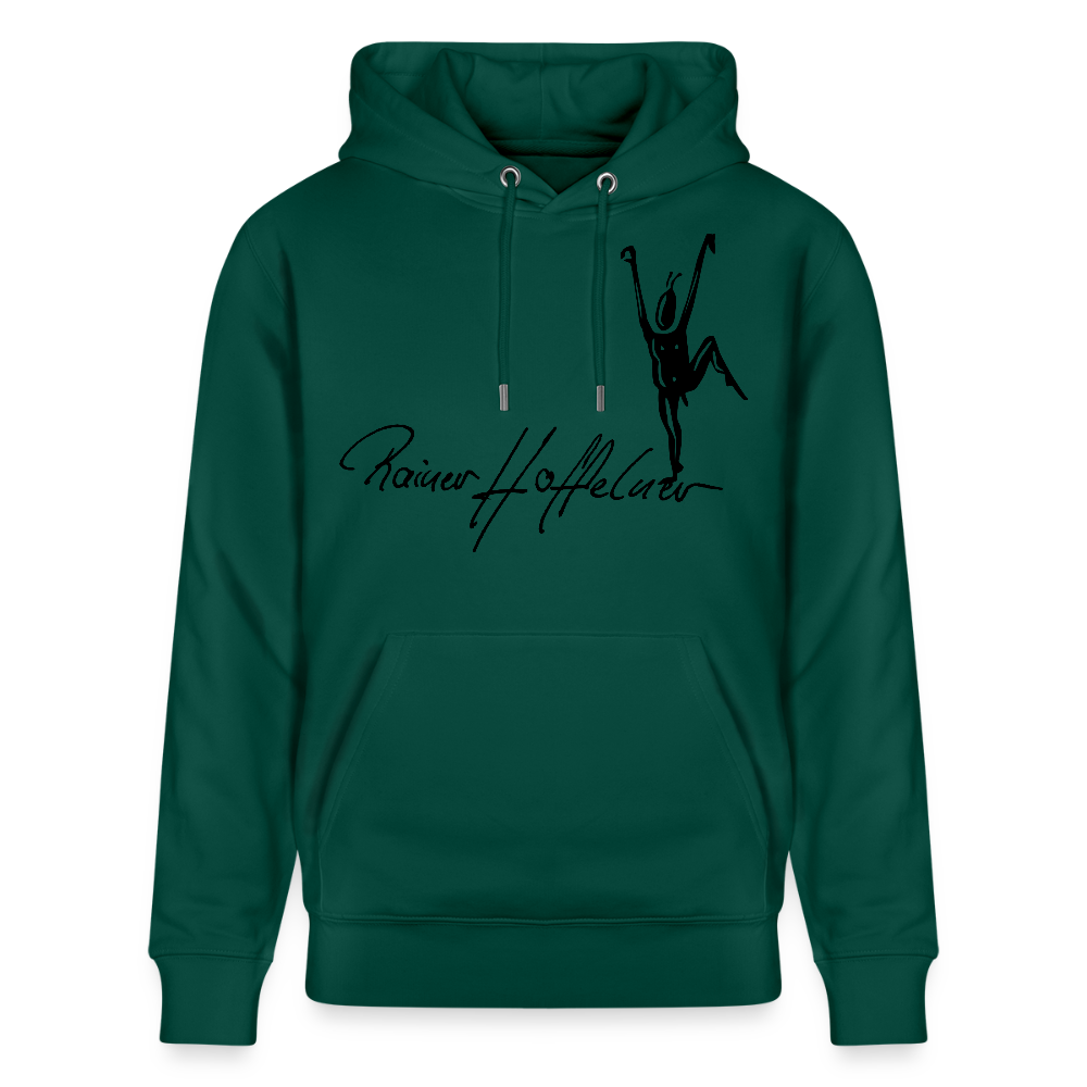 Unisex Bio-Hoodie mit TUSCHEMÄNNCHEN PRINT - Forest