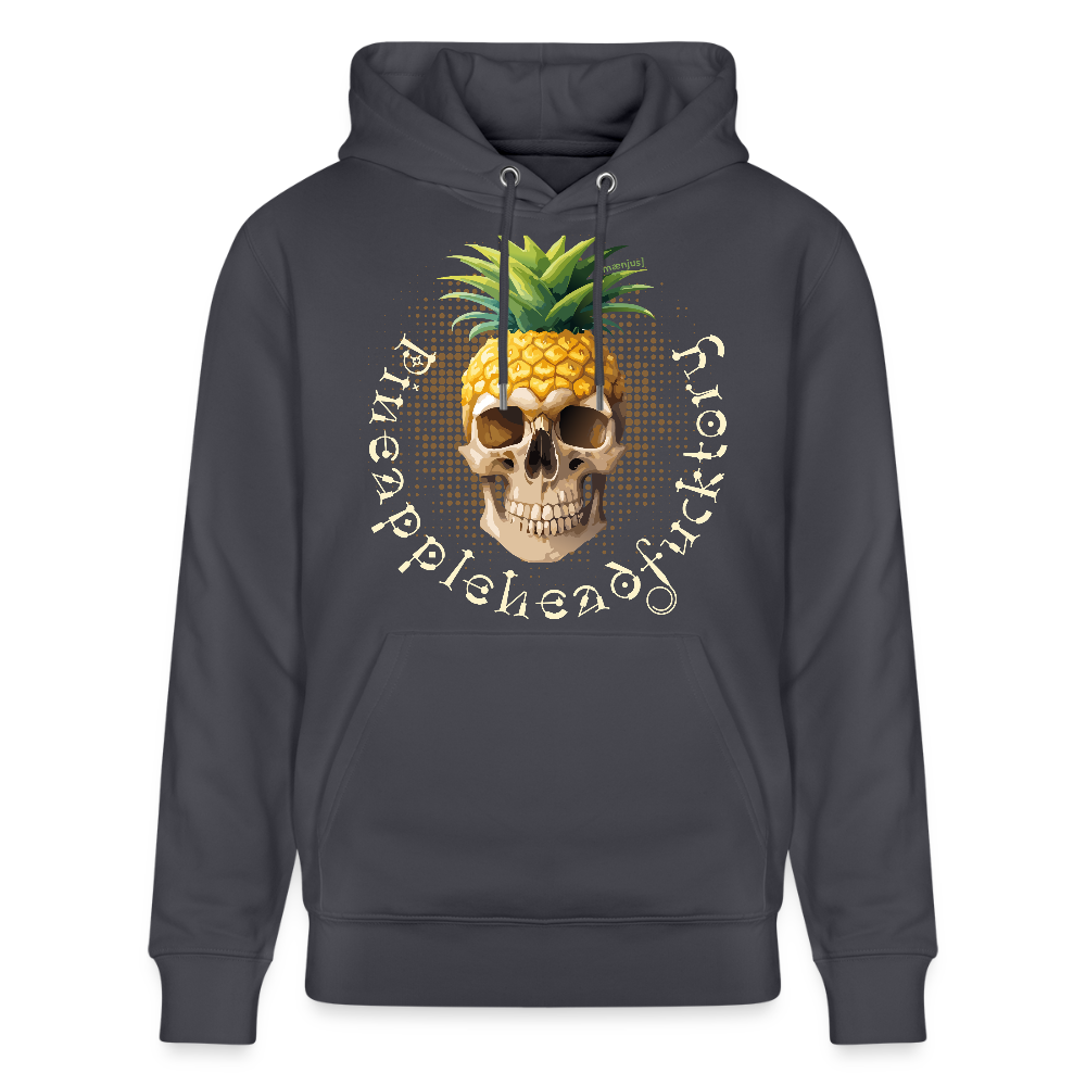 Unisex Hoodie mit PINEAPPLE SKULL PRINT - Indigoblau