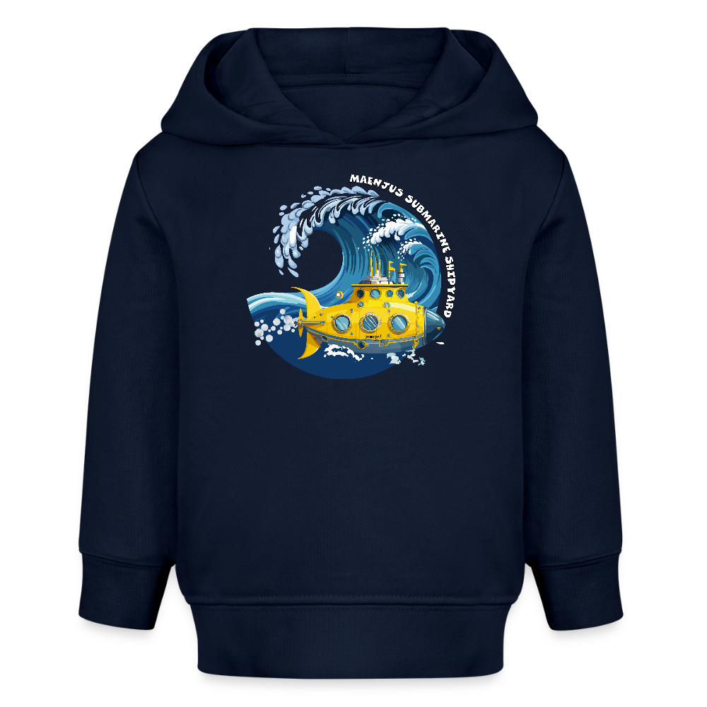 MNJS KIDS Bio Hoodie mit SUBMARINE SHIPYARD PRINT - Navy