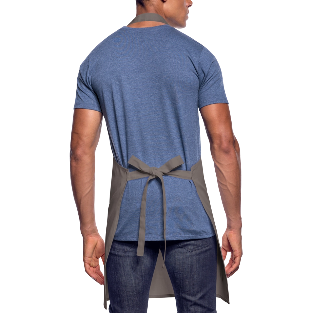 Kochschürze mit Mandala Vibes Motiv V - Grau