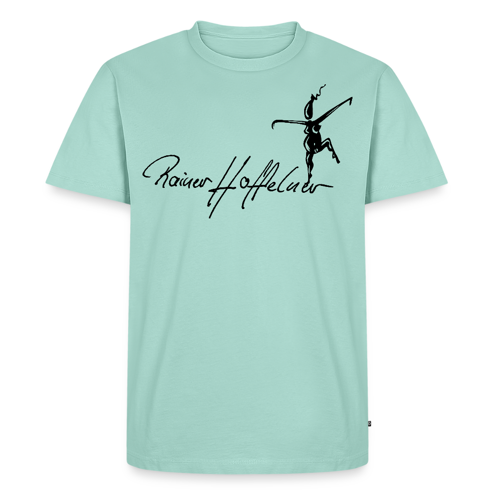 Männer Premium T-Shirt mit TUSCHEWEIBCHEN PRINT - Mint 