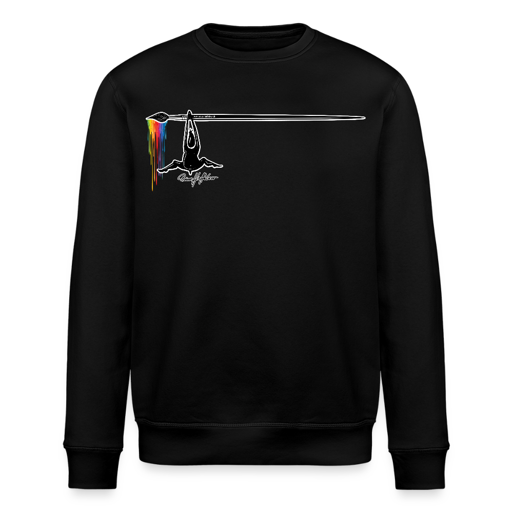 Unisex Bio-Sweatshirt mit MÄNNLE PRINT - Schwarz