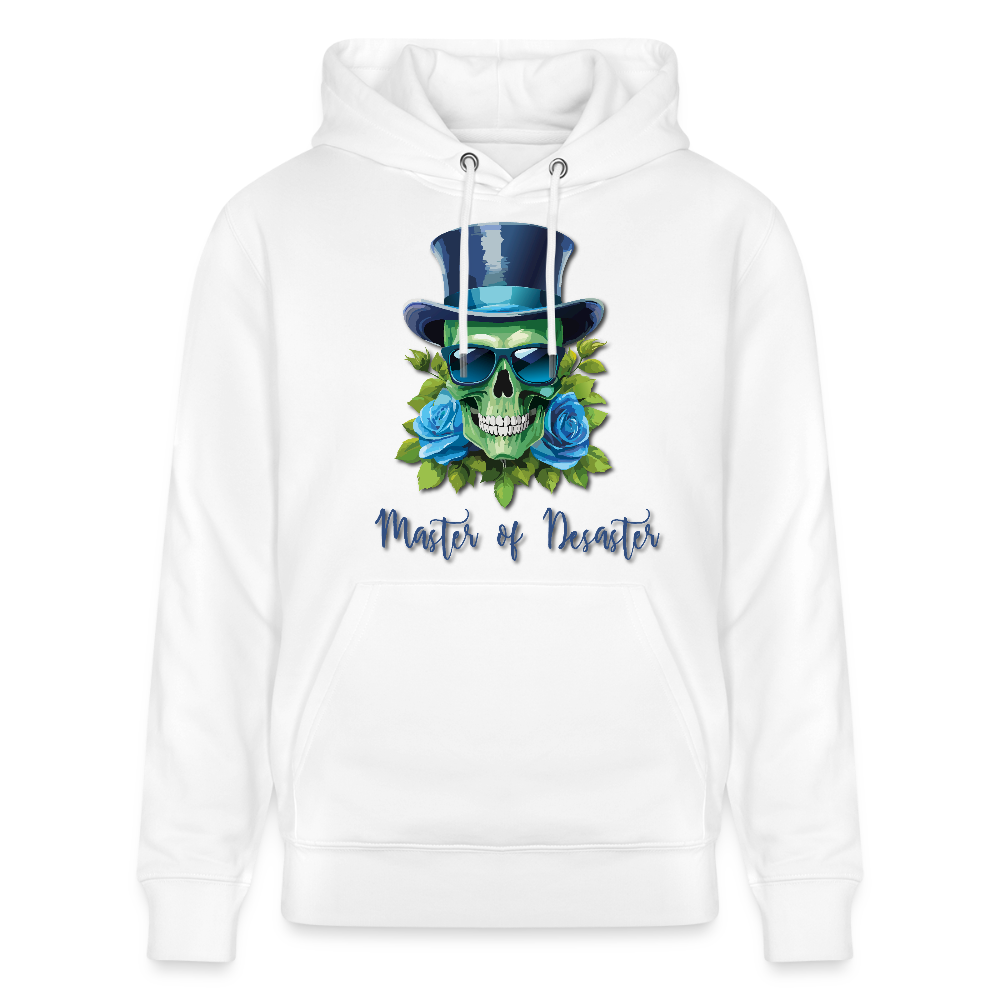 Unisex Hoodie mit MASTER OF DESASTER SKULL PRINT - Weiß