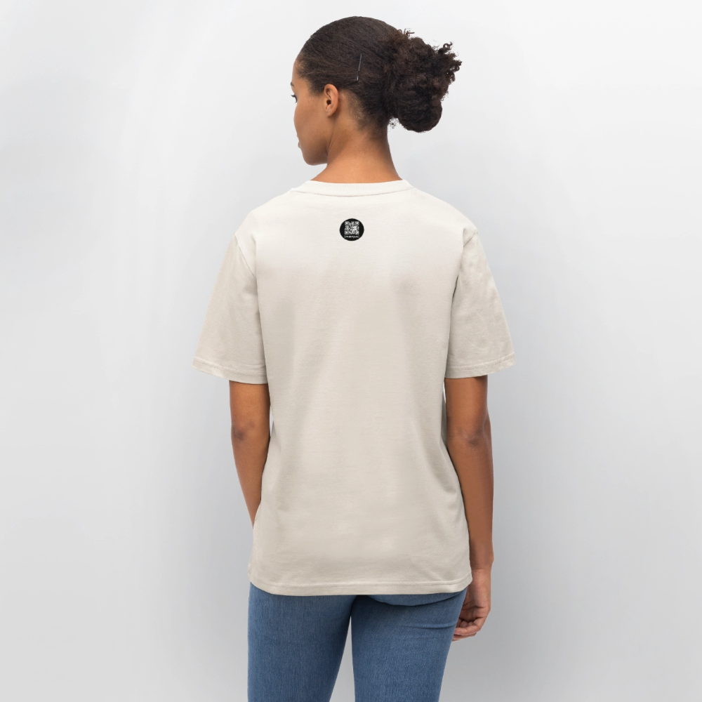 Unisex Bio-T-Shirt mit KEEP CALM PRINT - Naturweiß 