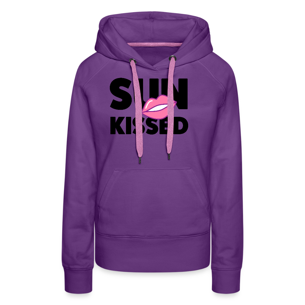 Frauen Premium Hoodie mit SUN KISSED PRINT - Purple