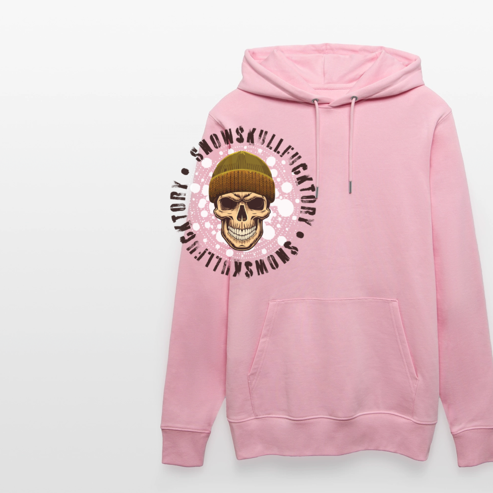 Unisex Hoodie mit SNOWSKULL PRINT - Hellrosa