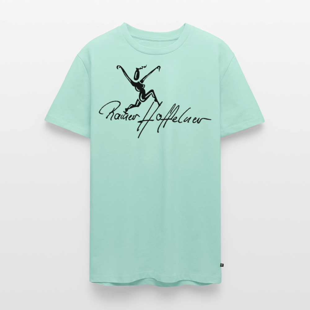 Männer Premium T-Shirt mit TUSCHEWEIBCHEN PRINT - Mint 
