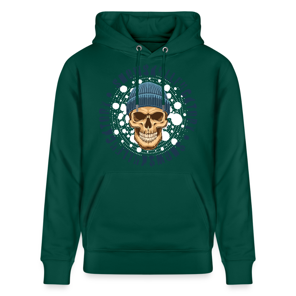 Unisex Hoodie mit SNOWSKULL PRINT - Forest