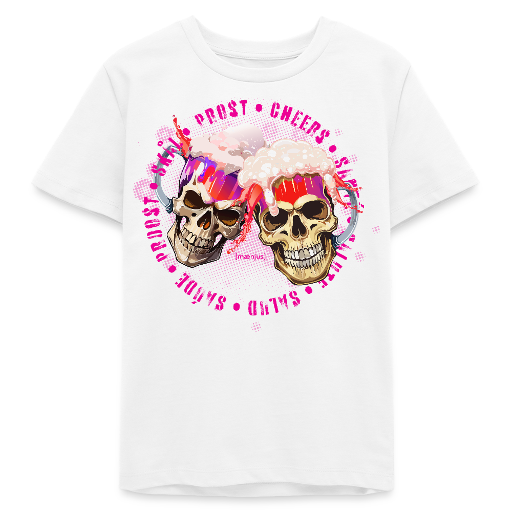 MNJS TEENS Bio T-Shirt mit OKTOBERFEST EDITION GIRLS PRINT - Weiß
