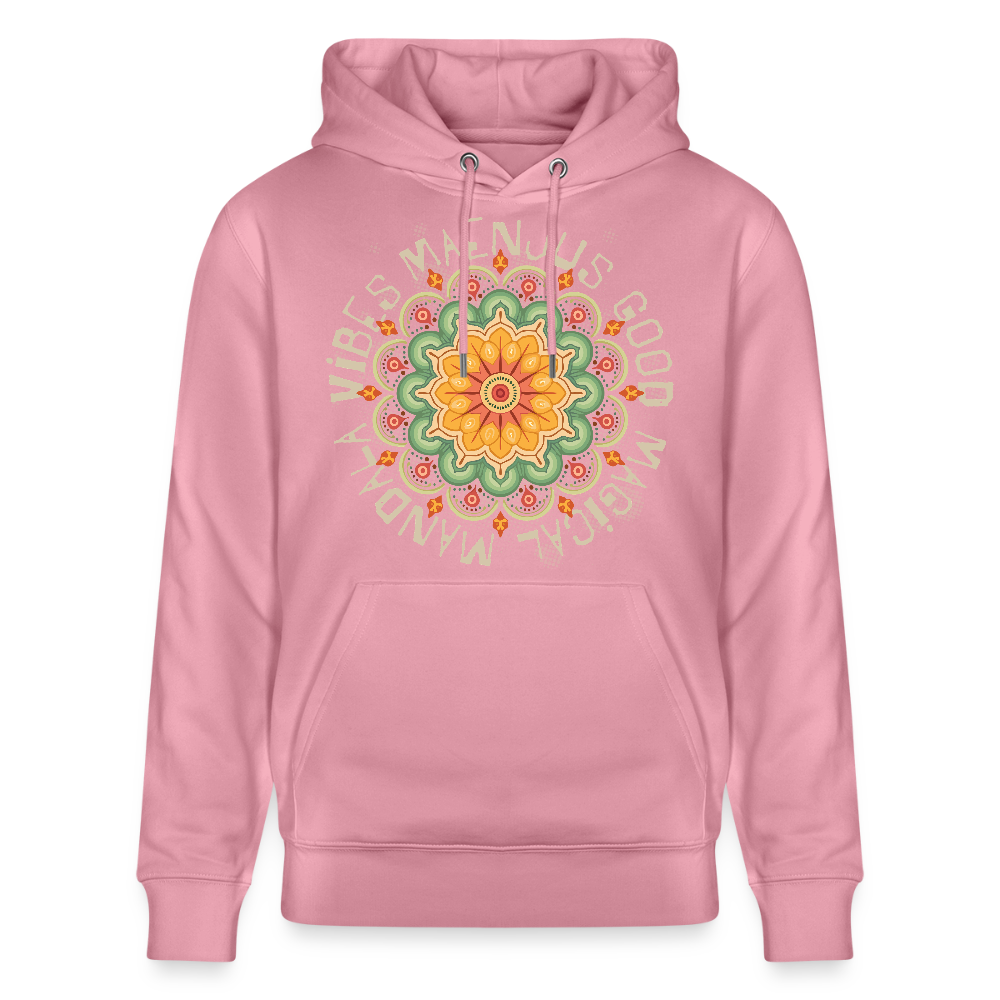 Unisex Bio-Hoodie mit MANDALA VIBES PRINT - Lila Traum