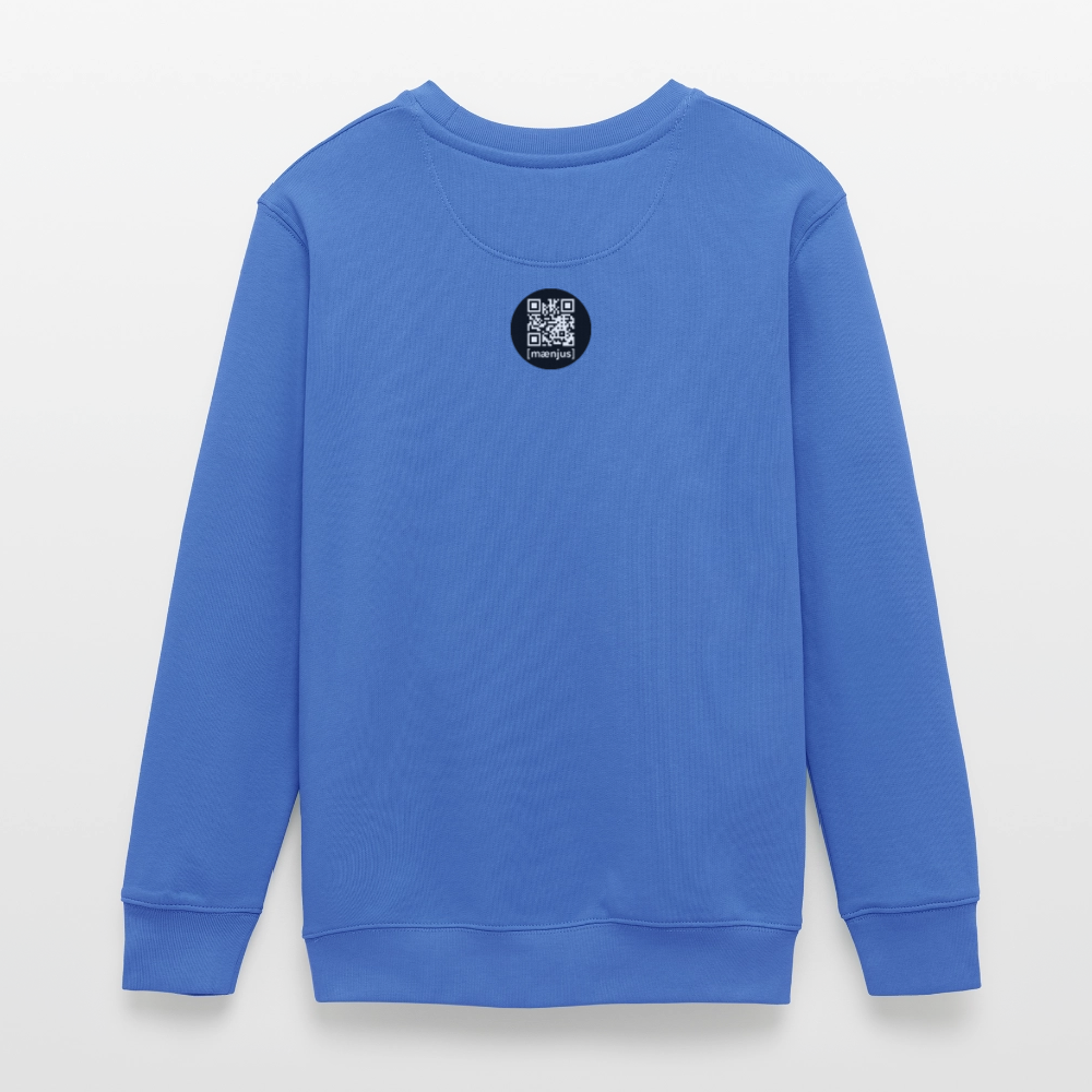 MNJS TEENS Bio Sweatshirt mit WELCOME TO THE JUNGLE PRINT - carolina Blue