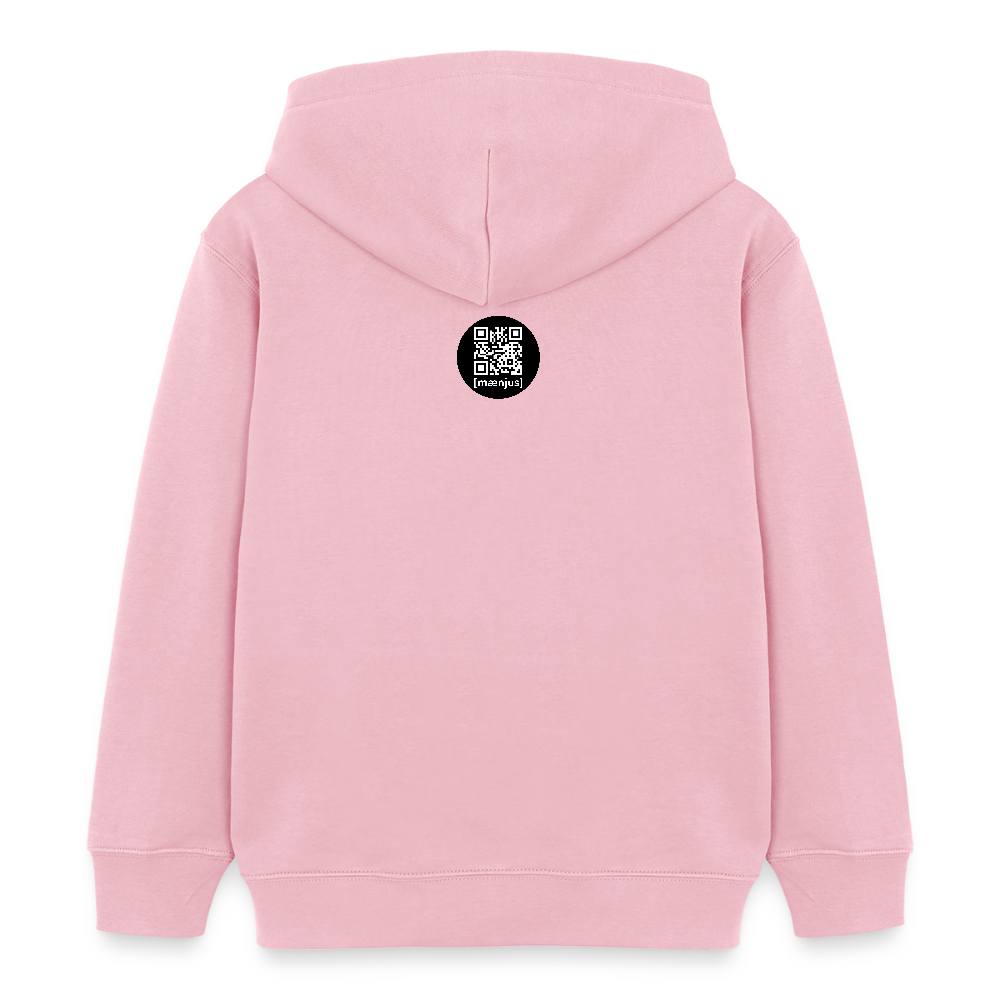 MNJS KIDS Bio-Hoodie mit WELCOME TO THE JUNGLE PRINT - Hellrosa