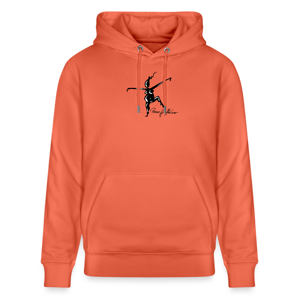 Unisex Bio-Hoodie mit TUSCHEWEIBCHEN PRINT - Hellrot
