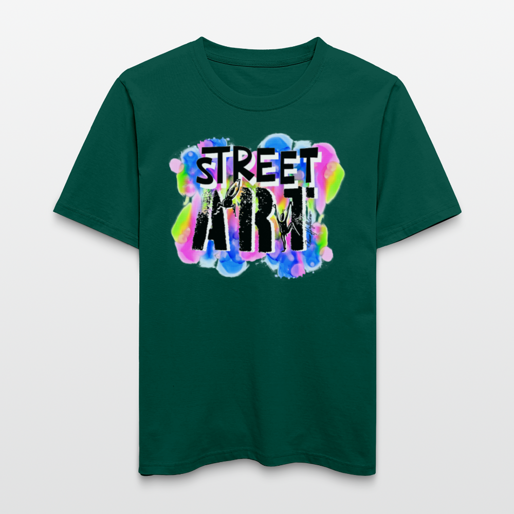 Unisex Bio-T-Shirt mit STREET ART PRINT - Forest