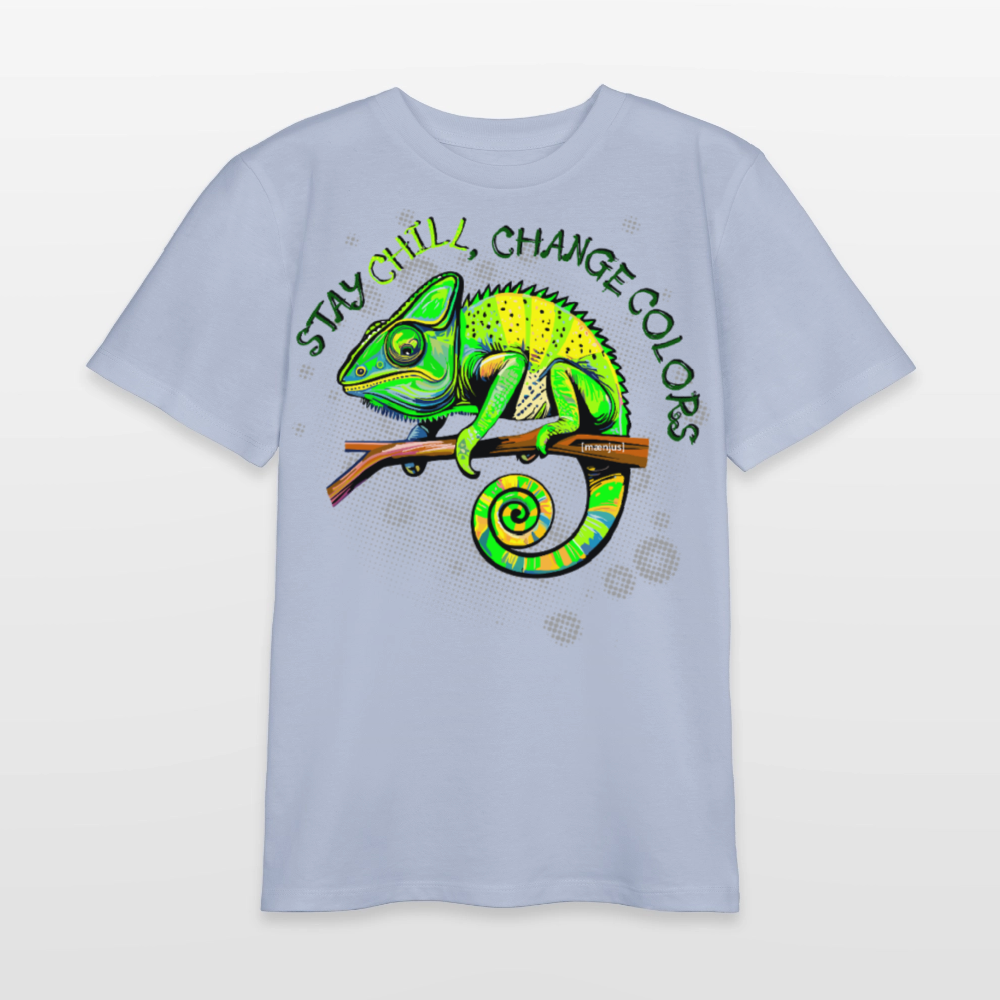 MNJS TEENS Bio T-Shirt mit CAMAELEON PRINT - Lavendel-Violett