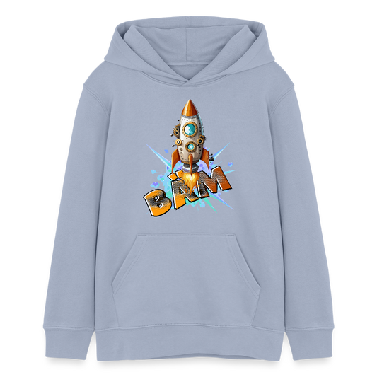 MNJS TEENS Bio-Hoodie mit BÄM PRINT - Lavendel-Violett