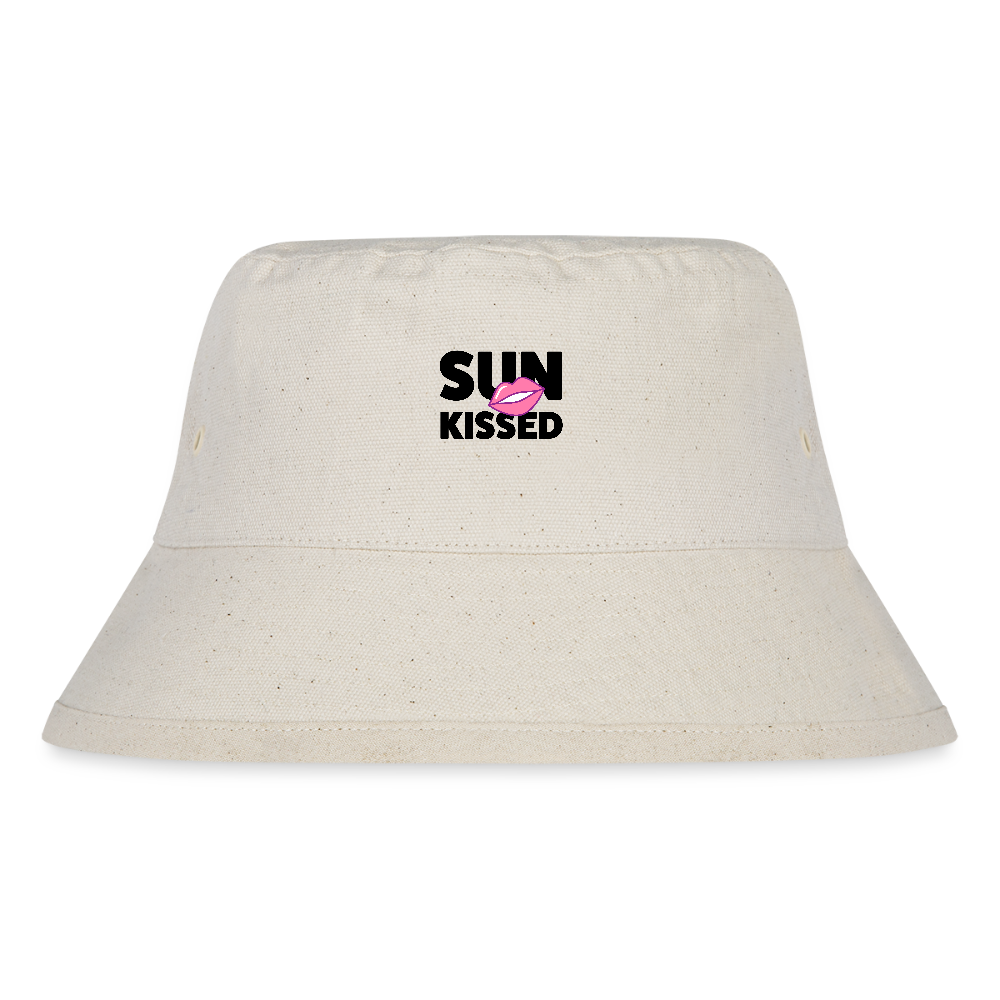 Bucket Hat mit SUN KISSED PRINT - Naturweiß