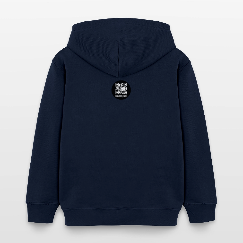 MNJS KIDS Bio-Hoodie mit DEEP FOREST GREEN TIGERRABBIT PRINT - Navy