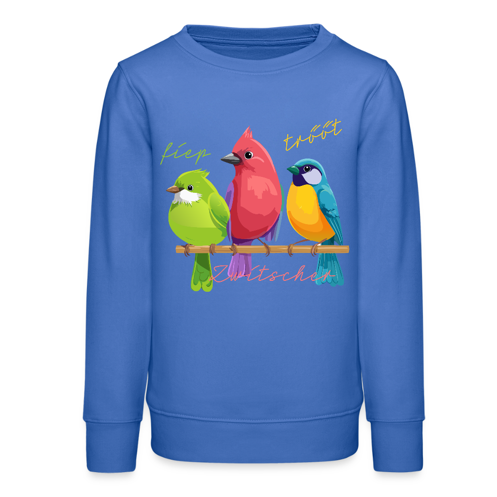 MNJS TEENS Bio Sweatshirt mit ZWISCHERGÄNG PRINT - carolina Blue