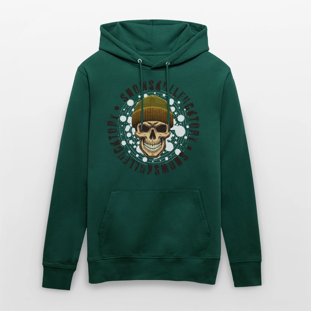 Unisex Hoodie mit SNOWSKULL PRINT - Forest
