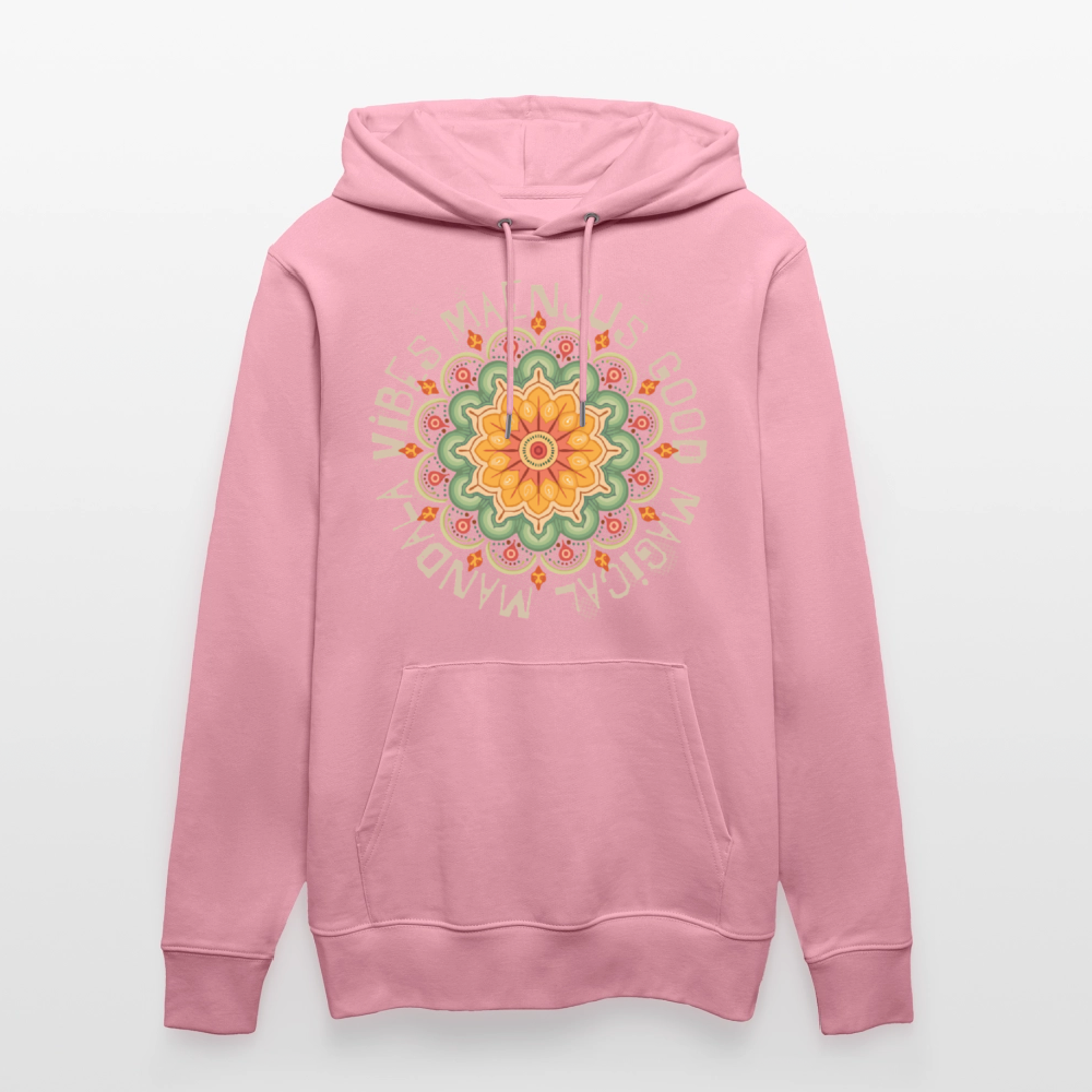 Unisex Bio-Hoodie mit MANDALA VIBES PRINT - Lila Traum