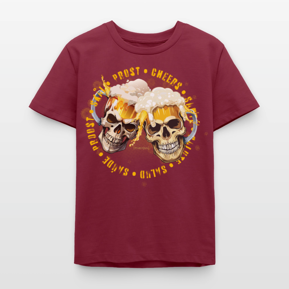 MNJS TEENS Bio T-Shirt mit OKTOBERFEST EDITION BOYS PRINT - Burgunderrot