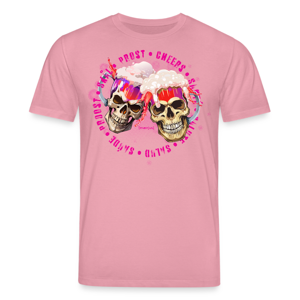 Unisex Bio-T-Shirt mit OKTOBERFEST SKULL GIRL PRINT - Lila Traum