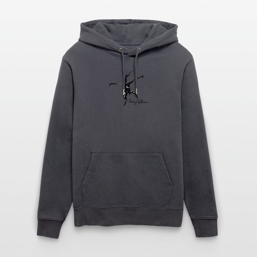 Unisex Bio-Hoodie mit TUSCHEWEIBCHEN PRINT - Indigoblau
