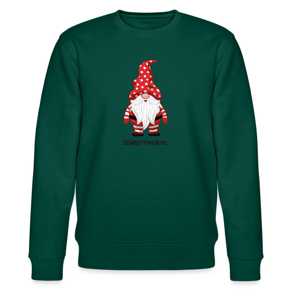 Unisex Bio-Sweatshirt mit SCHROTTWICHTEL PRINT - Forest