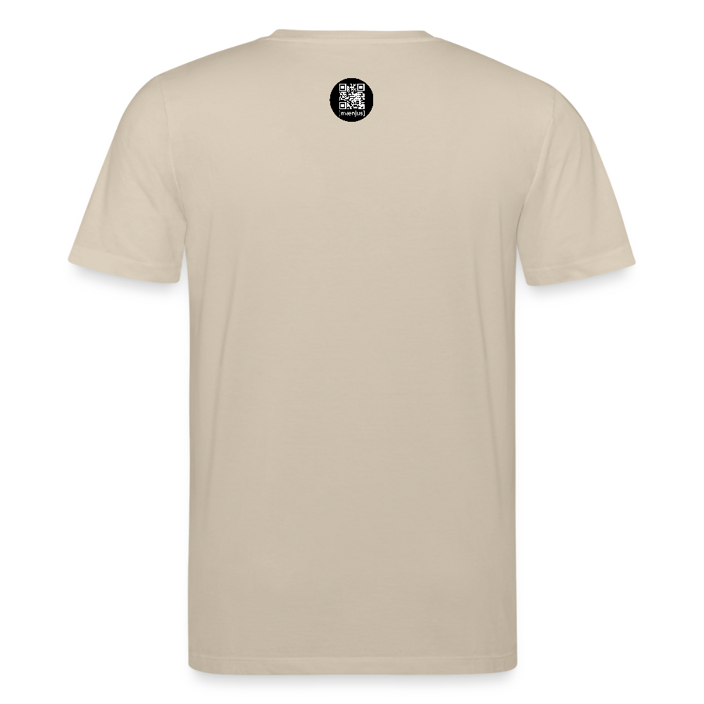 Unisex Bio-T-Shirt mit OKTOBERFEST SKULL BOY PRINT - Beige