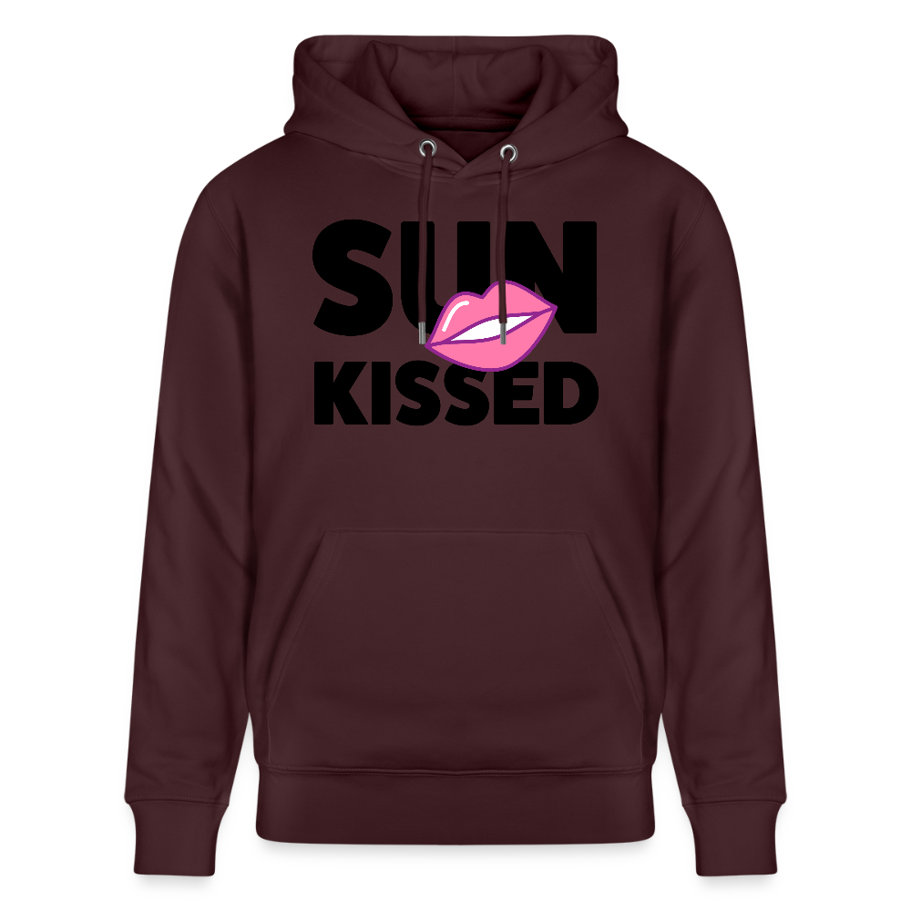 Unisex Hoodie mit SUN KISSED PRINT - Maroon