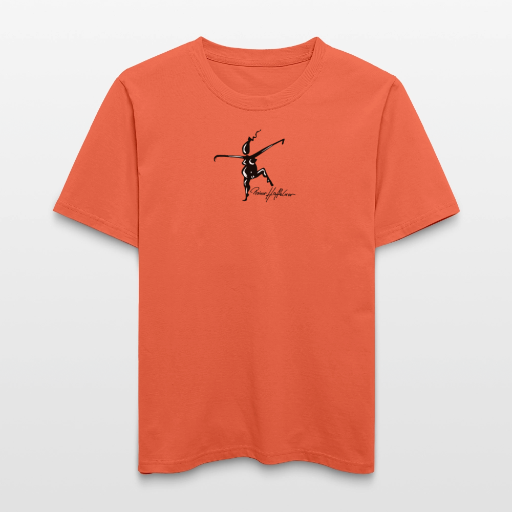 Unisex Bio-T-Shirt mit TUSCHEWEIBCHEN PRINT - Hellrot