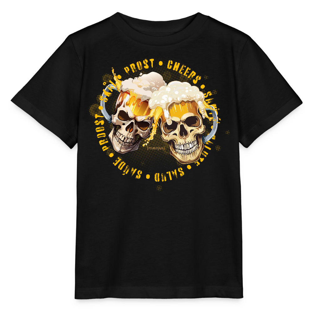 MNJS KIDS Bio T-Shirt mit OKOTBERFEST EDITION BOYS PRINT - Schwarz