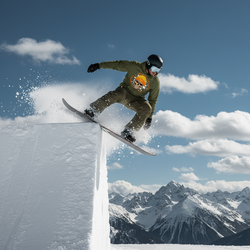 Snowskull Fucktory Bio-Hoodie – Unisex Streetwear Orange