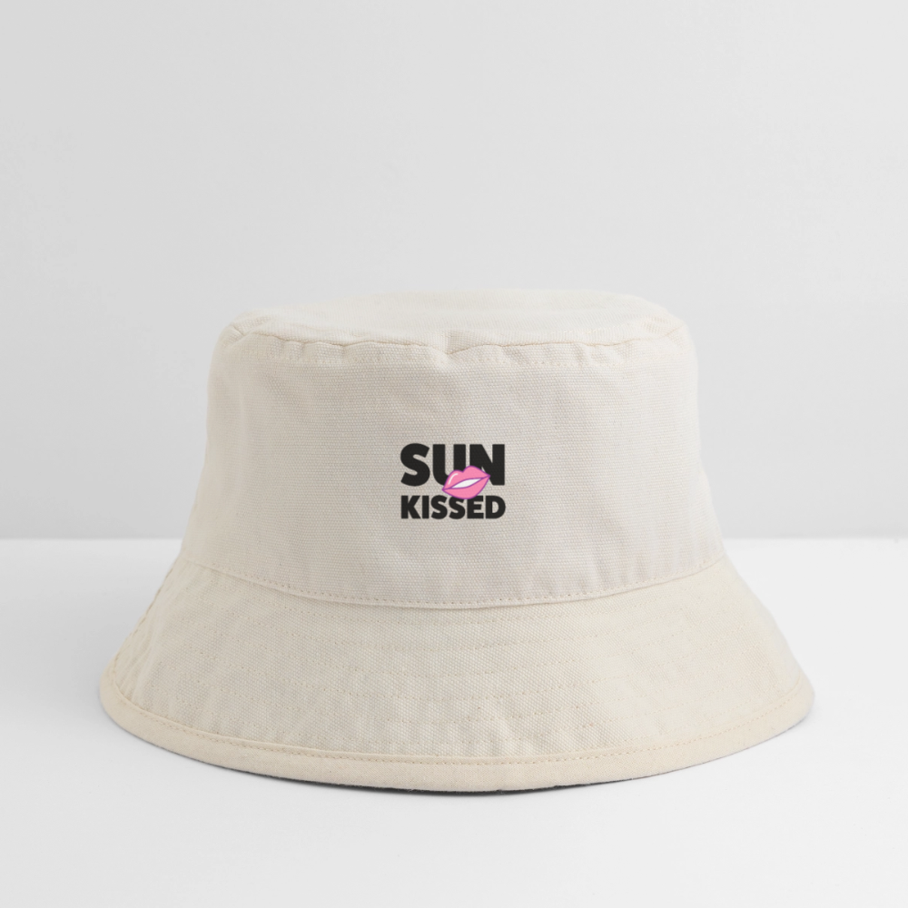 Bucket Hat mit SUN KISSED PRINT - Naturweiß