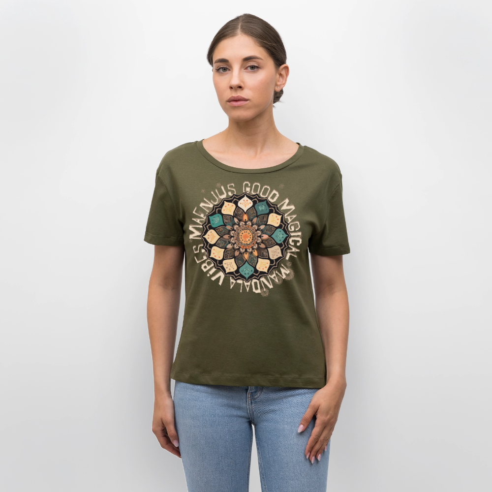 Stanley/Stella Relaxed Rundhals Frauen Bio-T-Shirt SERENA - Khaki