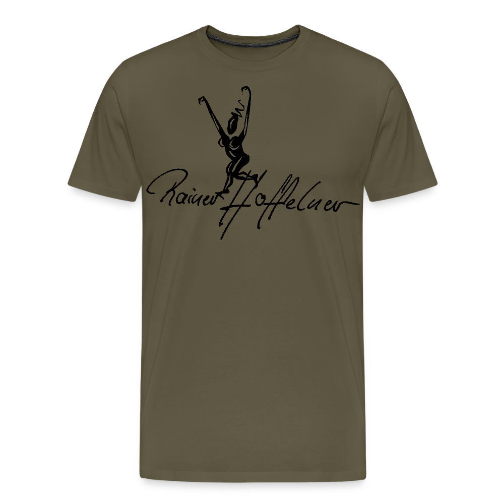 Männer Premium T-Shirt mit TUSCHEWEIBCHEN PRINT - Khaki