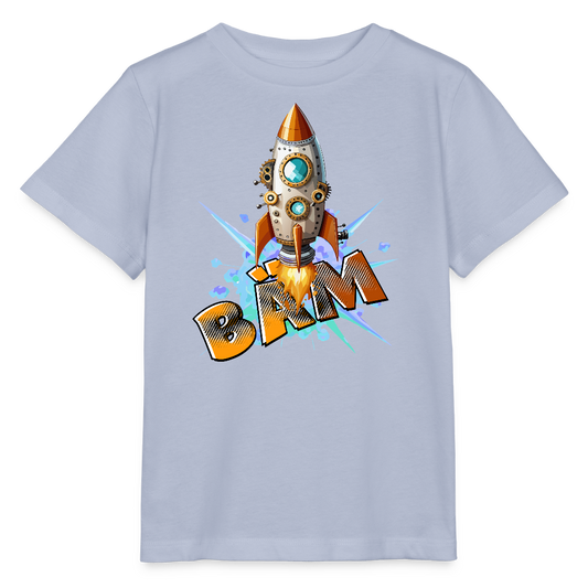 MNJS KIDS Bio T-Shirt mit BÄM PRINT - Lavendel-Violett