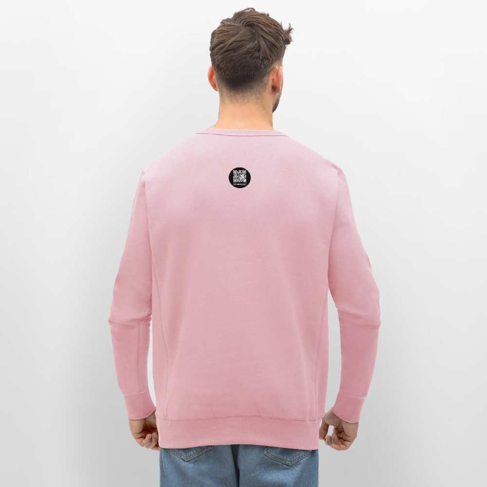 Unisex Bio-Sweatshirt mit BOO! PRINT - Hellrosa