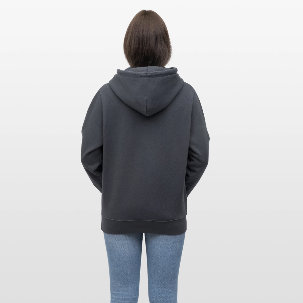 Unisex Bio-Hoodie mit KEEP CALM PRINT - Indigoblau