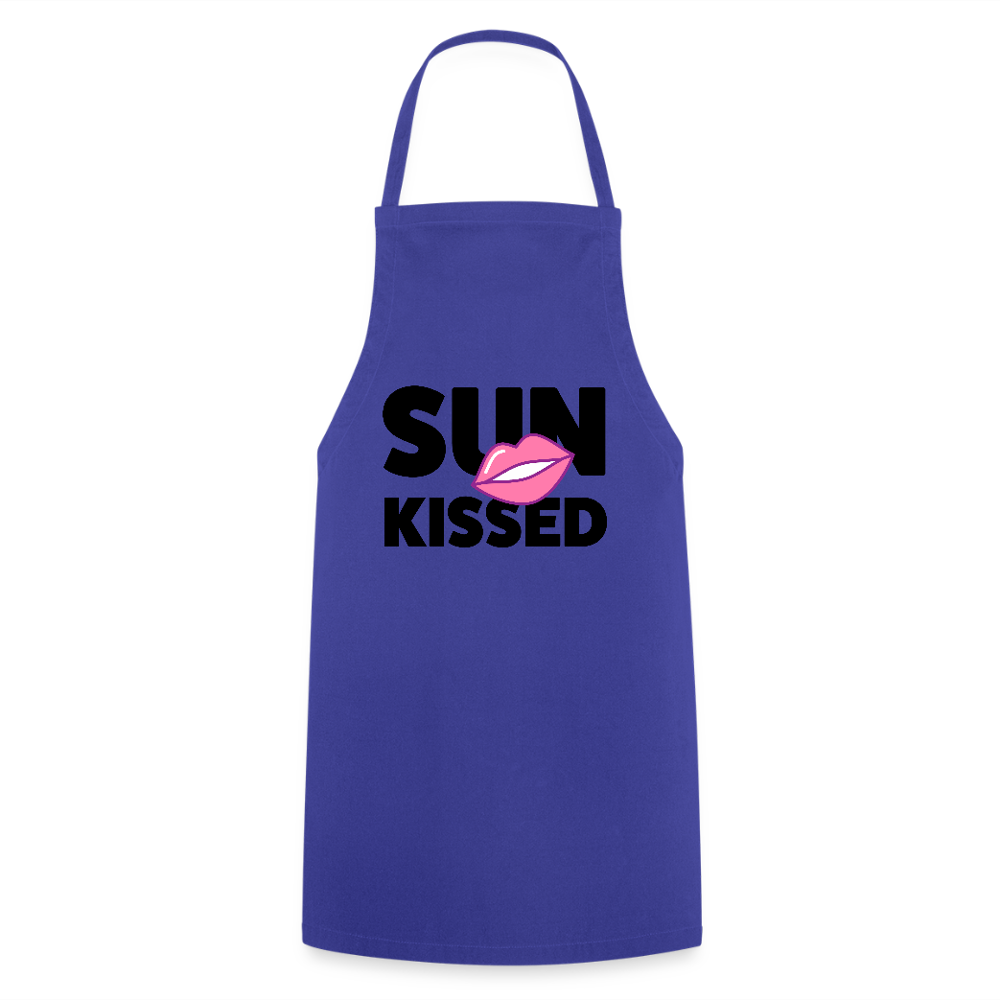 Kochschürze mit SUN KISSED PRINT - Royalblau