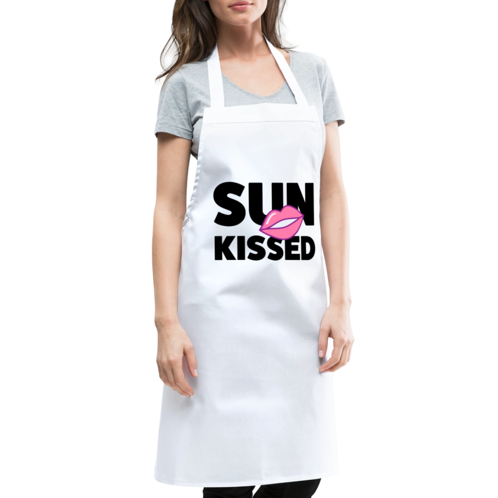 Kochschürze mit SUN KISSED PRINT - Weiß