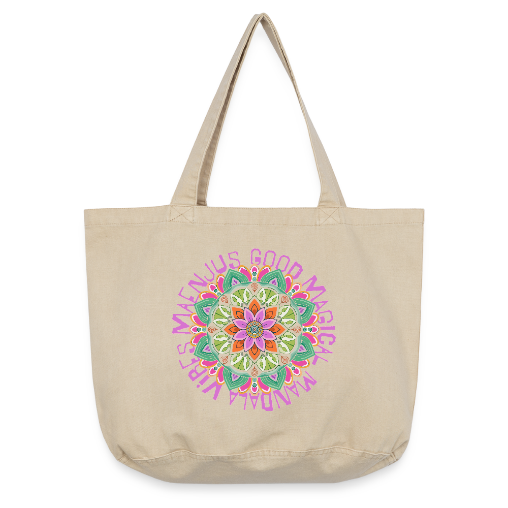 Vintage-Washed Shopper - Vintage Sand 
