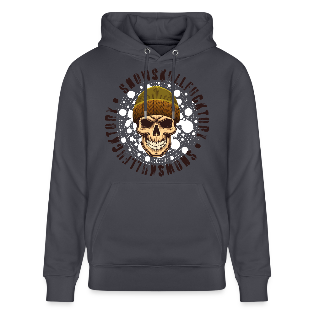 Unisex Hoodie mit SNOWSKULL PRINT - Indigoblau