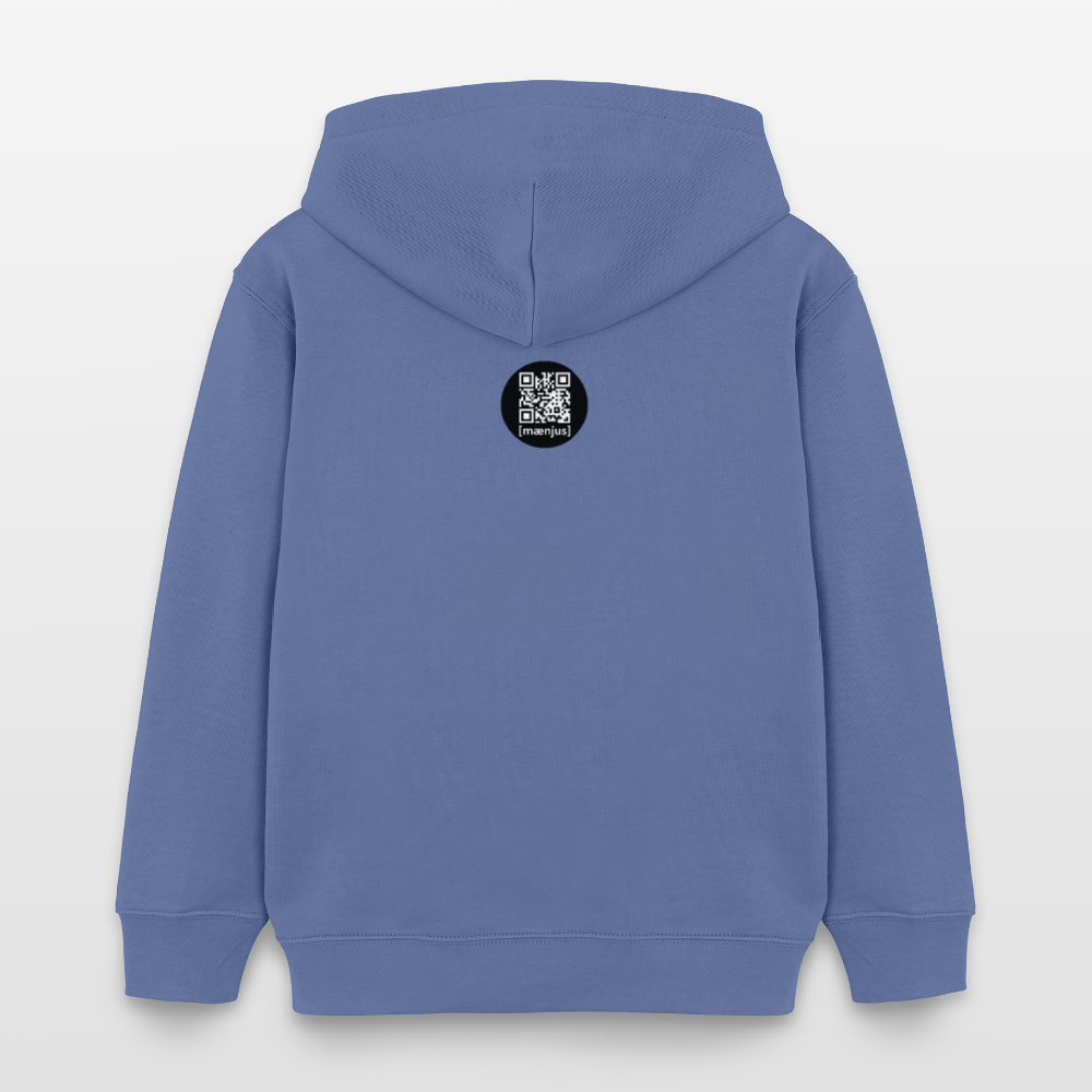 MNJS KIDS Bio-Hoodie mit FUNKY ALPAKA CLUB PRINT - Blau