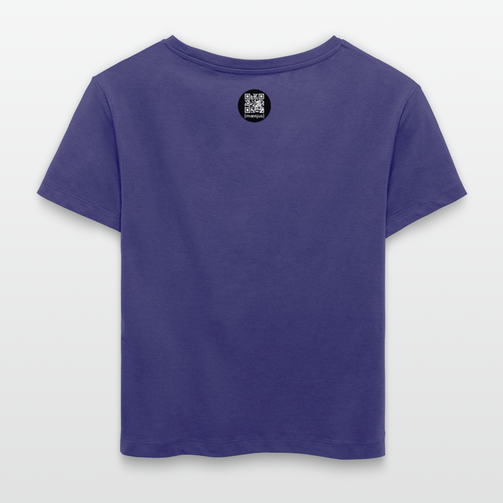 Rundhals Frauen Bio-T-Shirt mit Mandala Vibes PRINT - Dämmerung