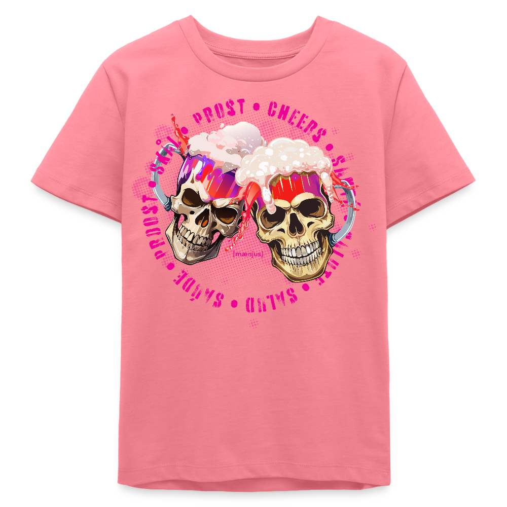 MNJS TEENS Bio T-Shirt mit OKTOBERFEST EDITION GIRLS PRINT - Pink 