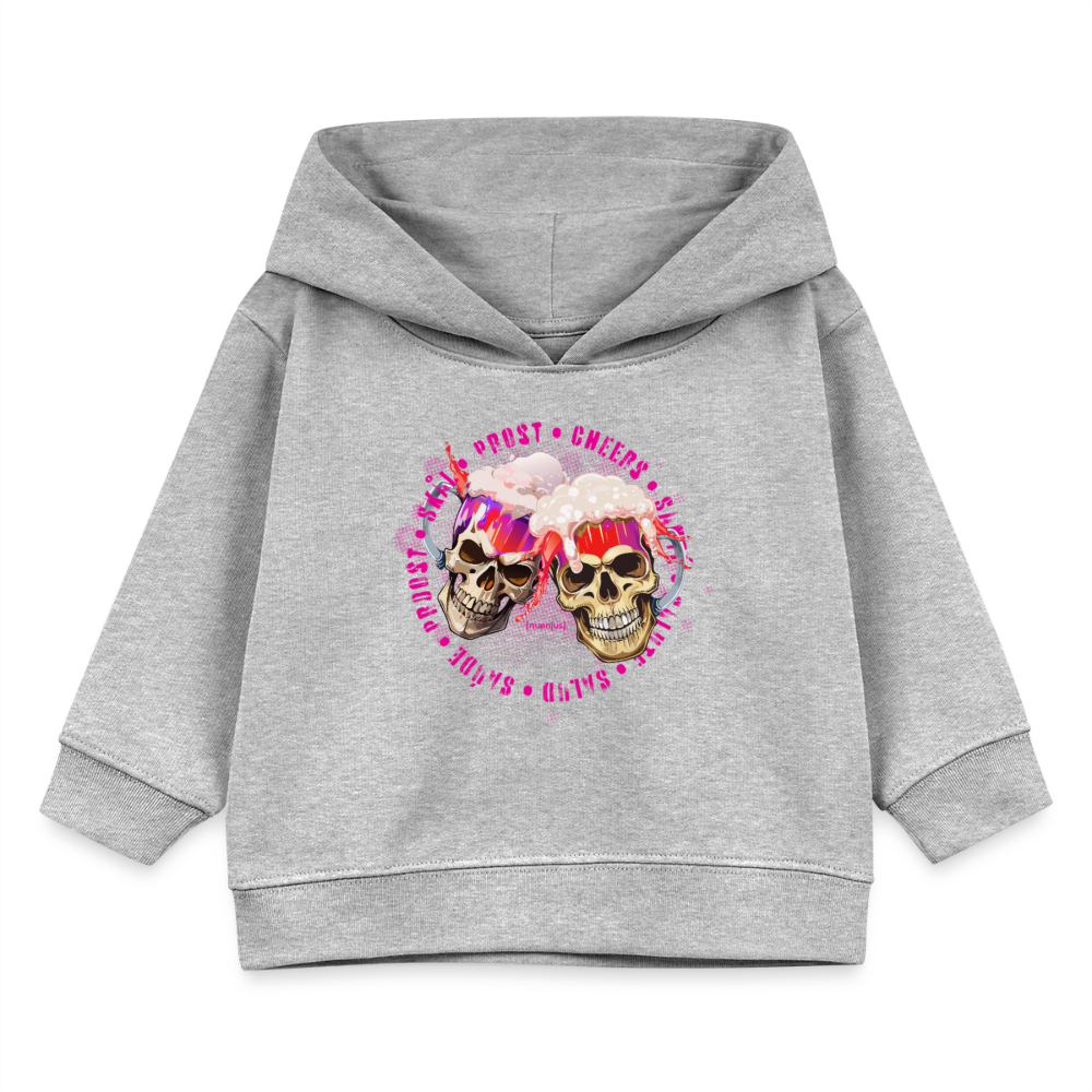MNJS KIDS Bio Hoodie mit OKTOBERFEST EDITION GIRLS PRINT - Grau meliert