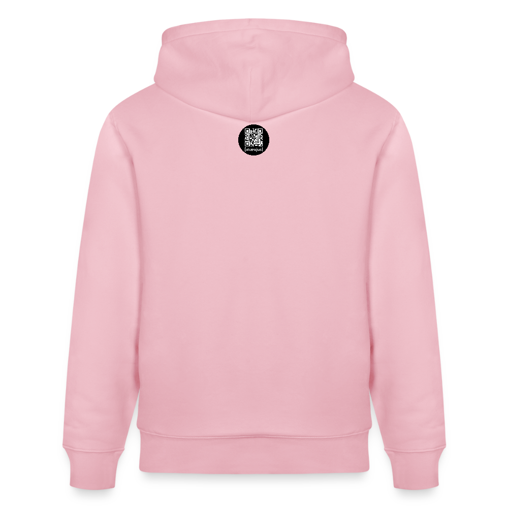 Unisex Bio-Hoodie mit KEEP CALM PRINT - Hellrosa